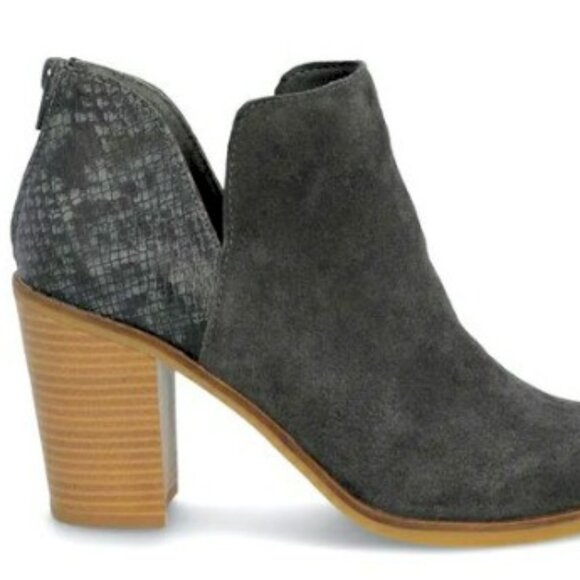 Dolce Vita DV8 Shai Heeled Dark Gray Bootie Boots Shoes Size 9.5 NWOT - Picture 5 of 5